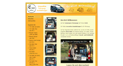 Desktop Screenshot of campingvan.de